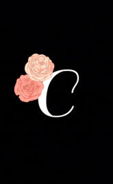 Letter C initial