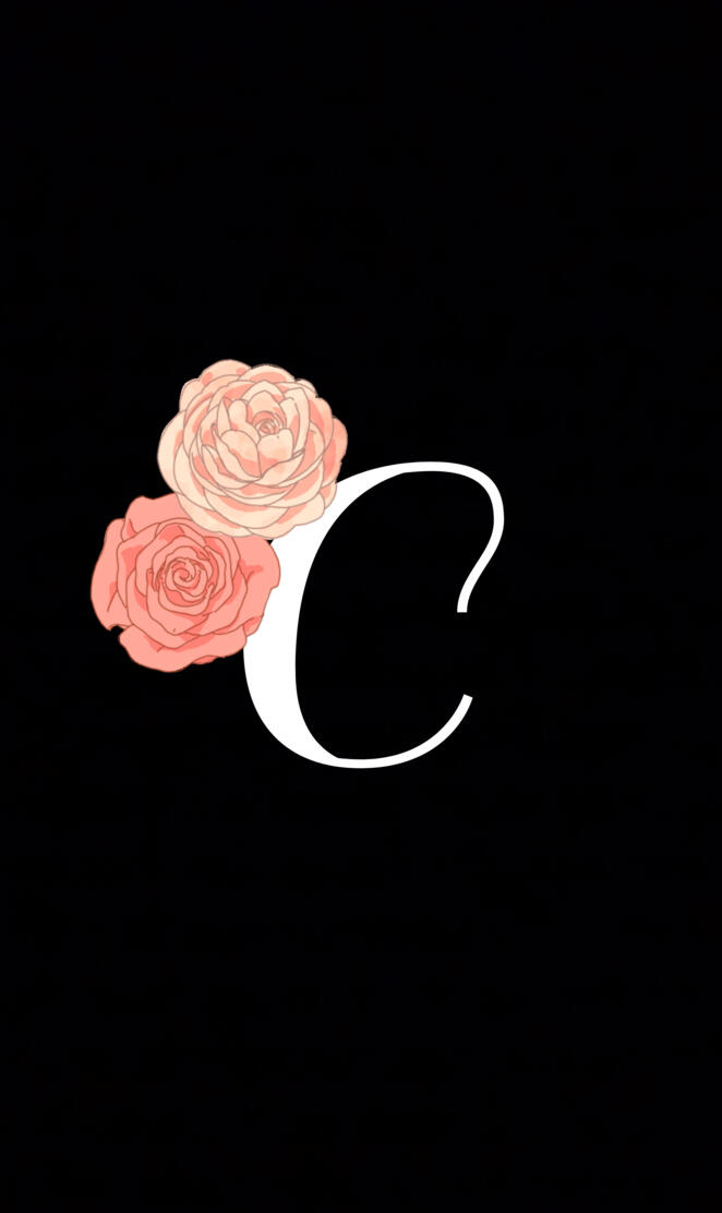 Letter C initial