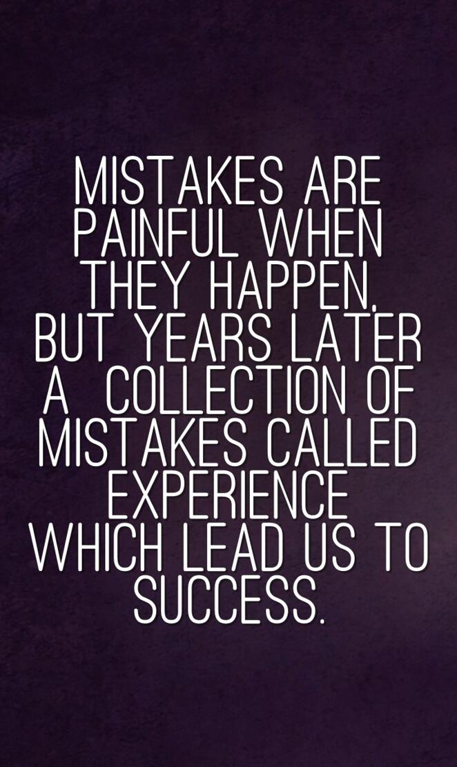 mistakes