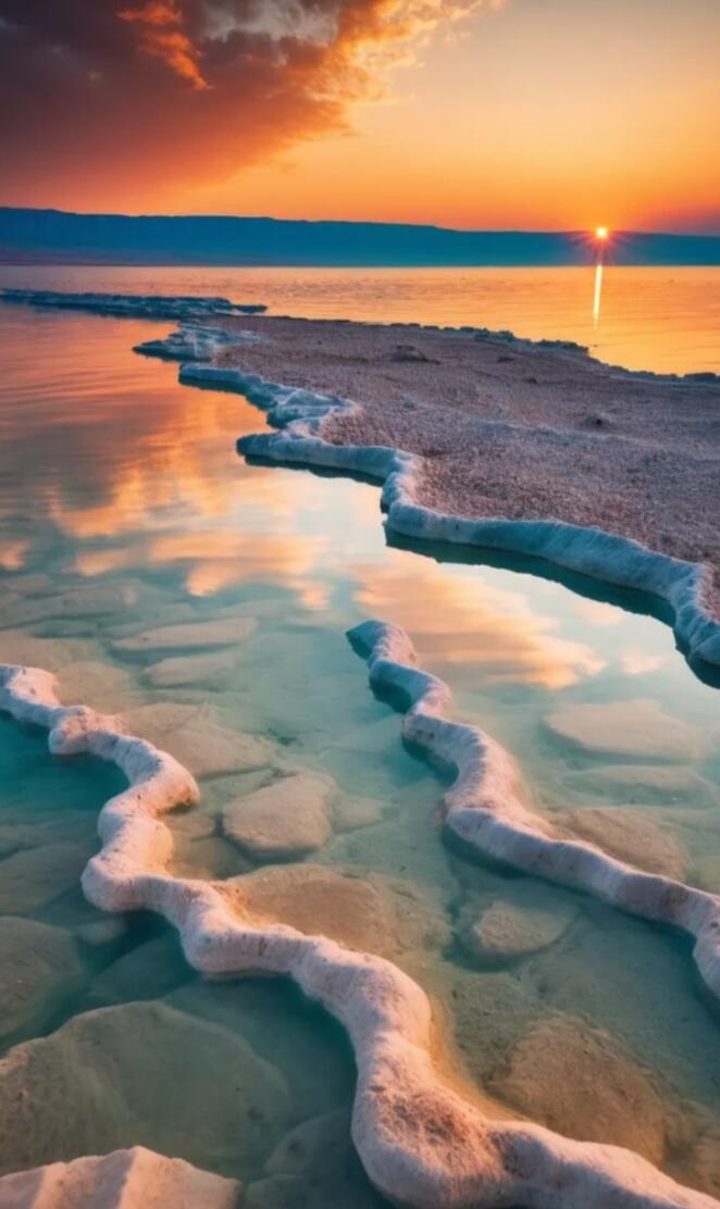 Sunset Dead Sea