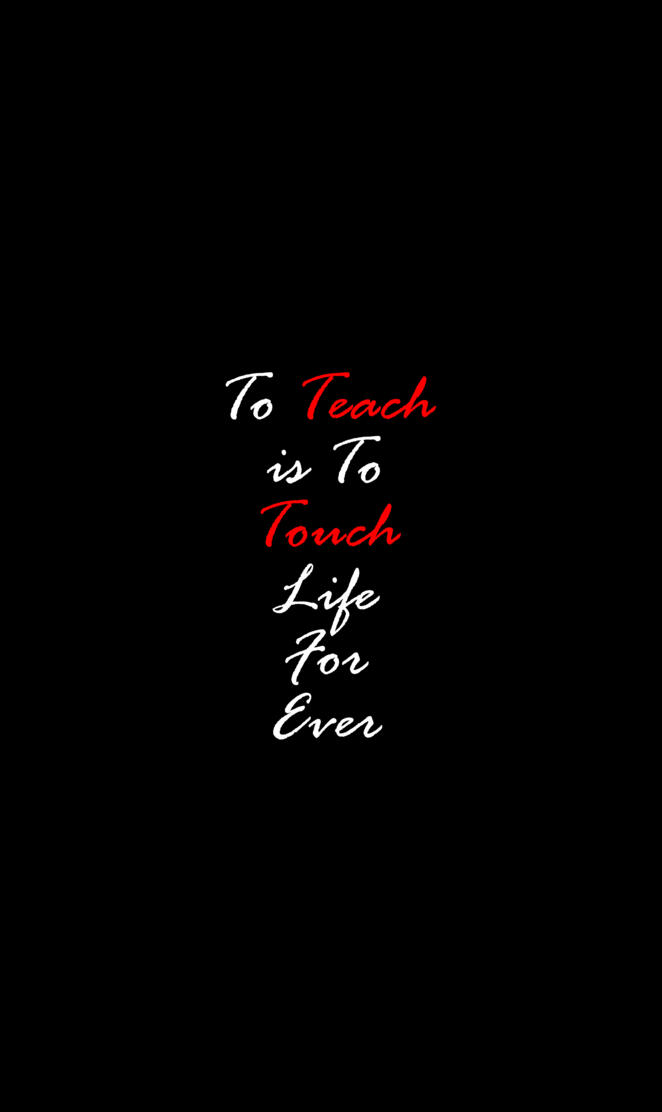 To Teach