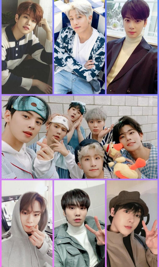 Astro ot6 wallpaper💜