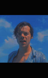 Harry Styles Blue