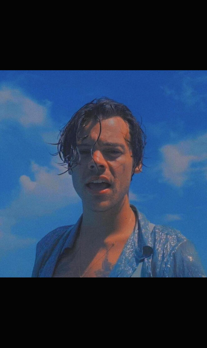 Harry Styles Blue