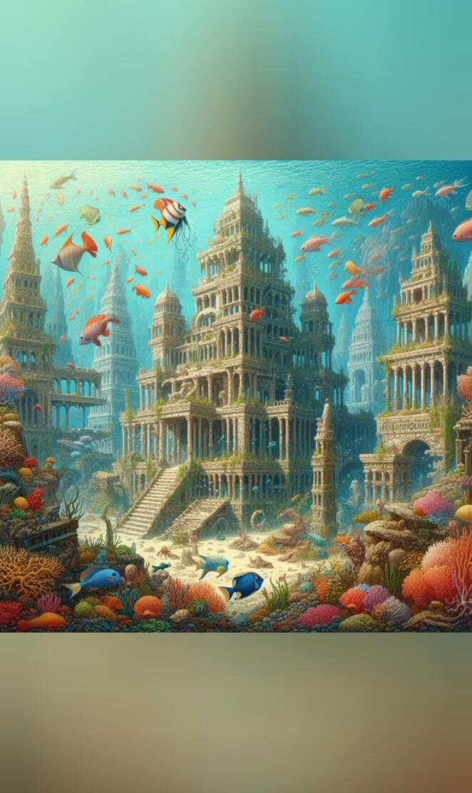 Ancient city underwate