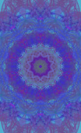 Purple blue mandala
