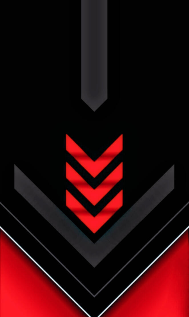 red black arrow shapes