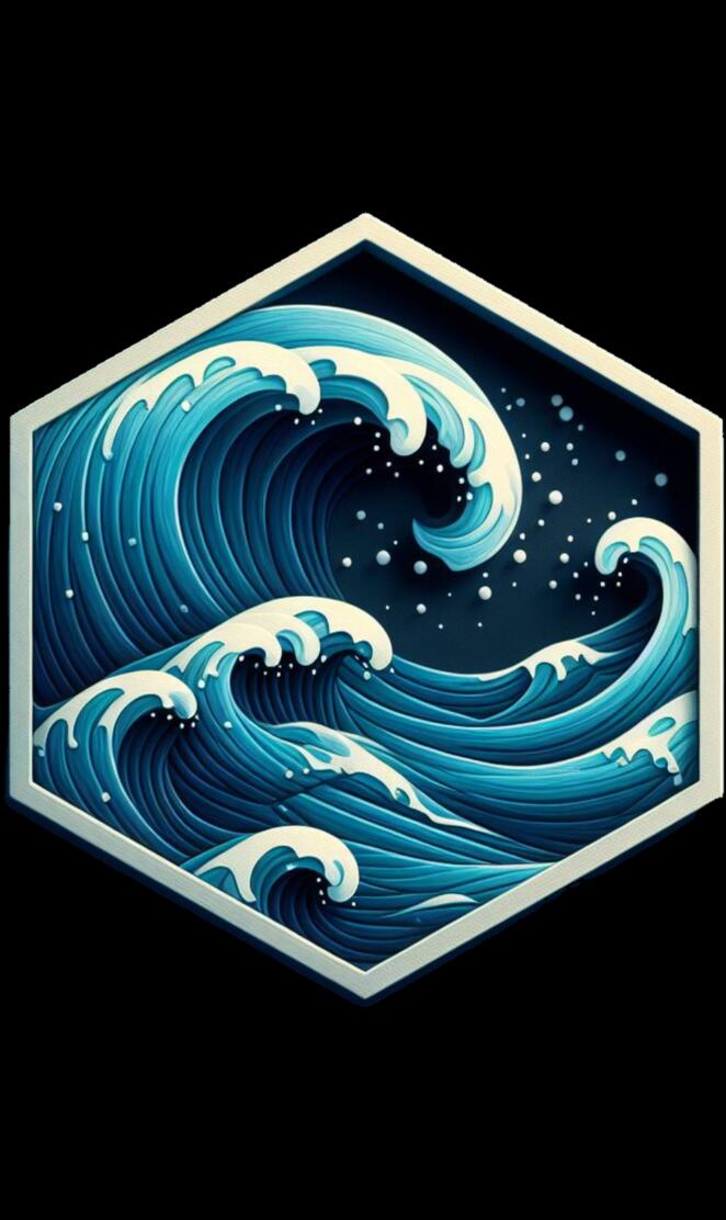 Blue Waves Octagon