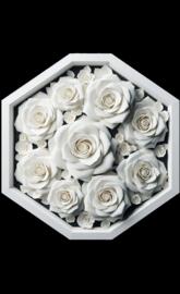 WhiteRoses Octagon Art