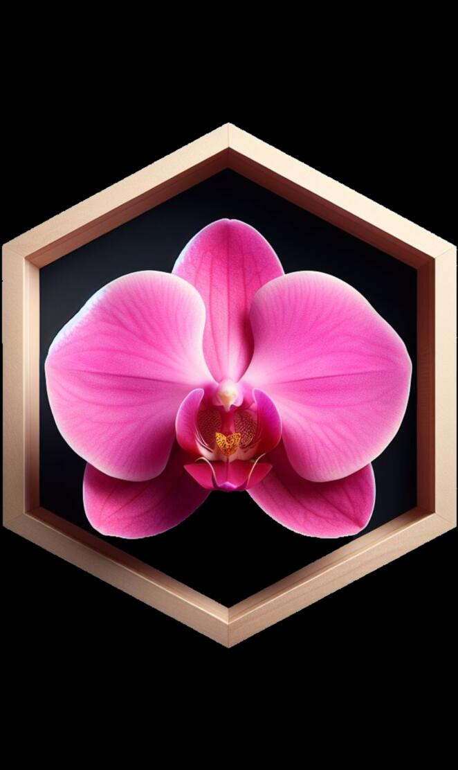 Pink Orchid Octagon
