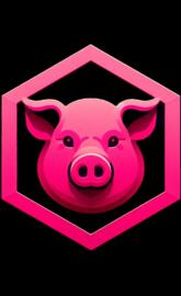 Pink pig Octagon