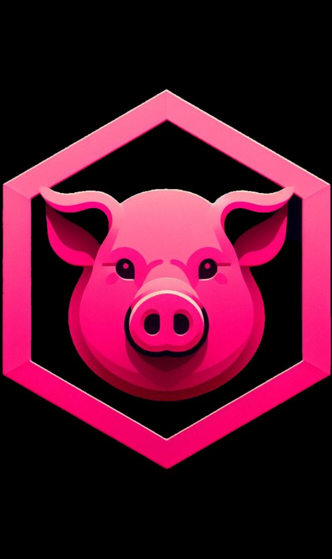 Pink pig Octagon