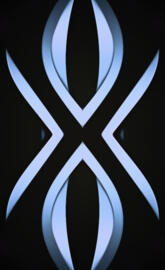 amoled neon blue black