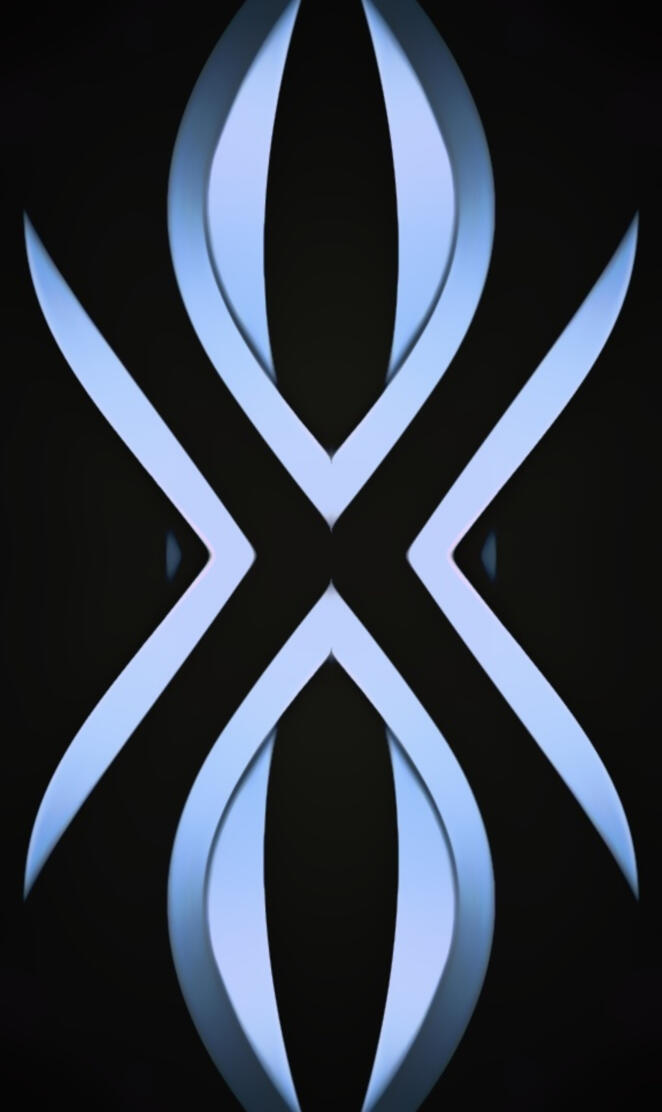 amoled neon blue black
