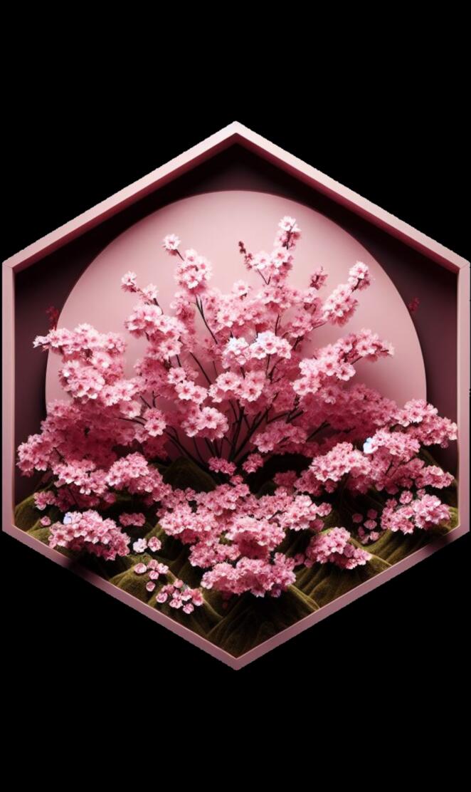 Octagon Cherry Blossom