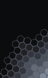 Black hexagons