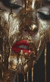 golden woman fashion