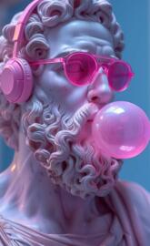 zeus pink headphones