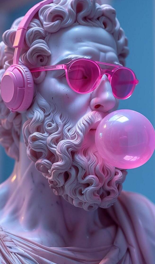 zeus pink headphones