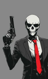 hit man skull