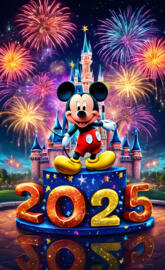 2025 mickey Mouse new year