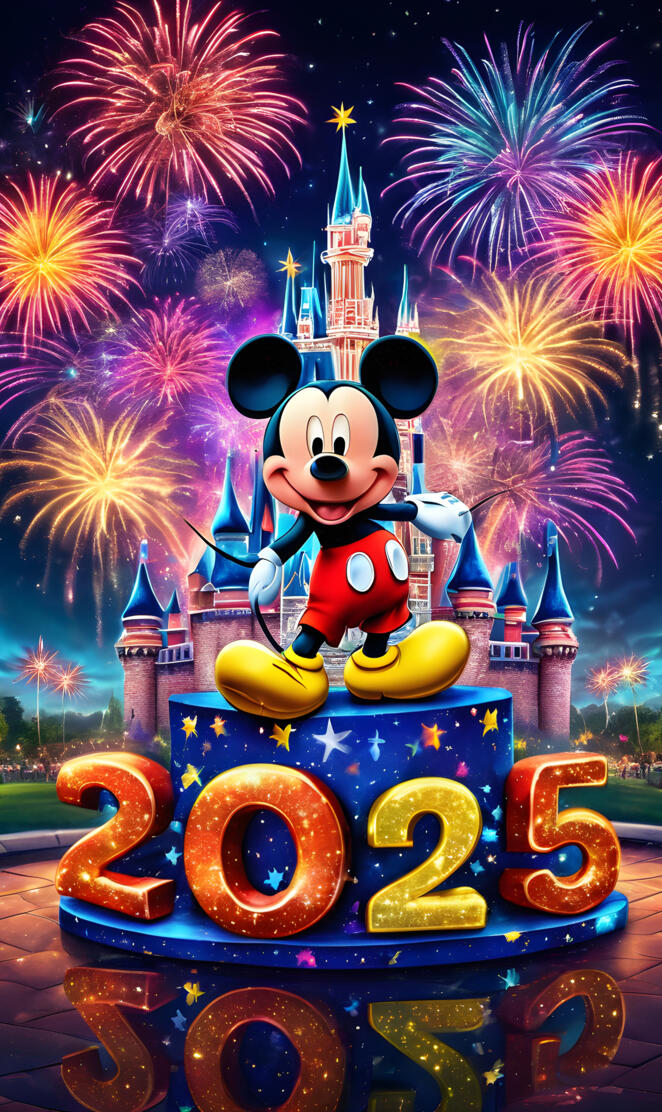 2025 mickey Mouse new year