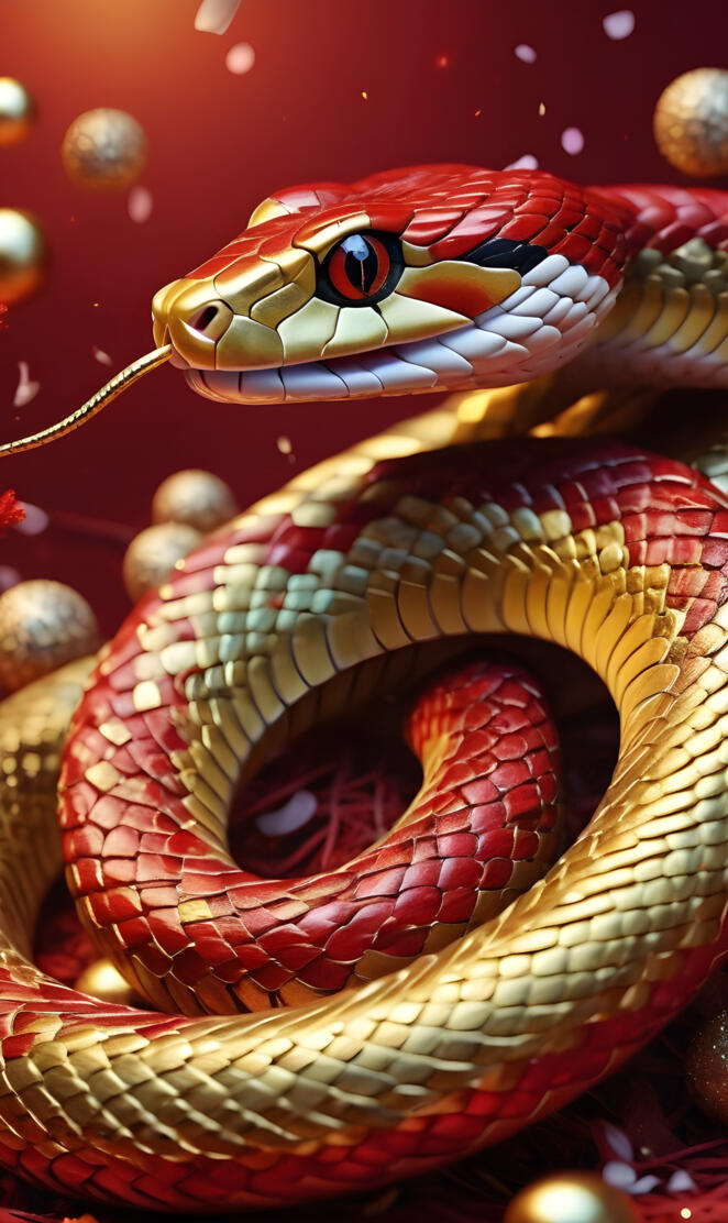 Lunar New Year Snake