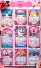 a collage of pictures of a cat