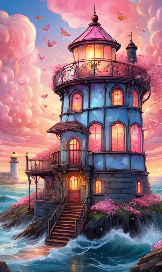 a building with a bridge and water