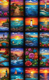 a collage of pictures of different flowers