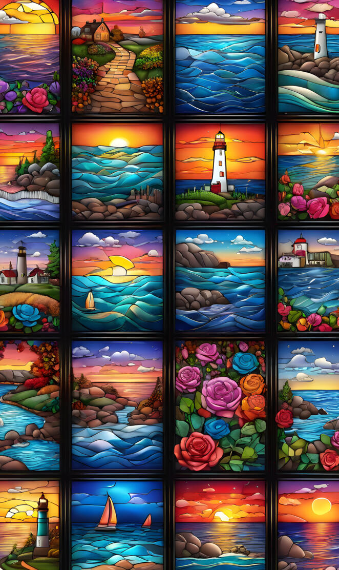 a collage of pictures of different flowers