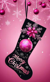 pink jingle bell stovking.l