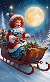 Raggedy Ann and Santa's Sleigh