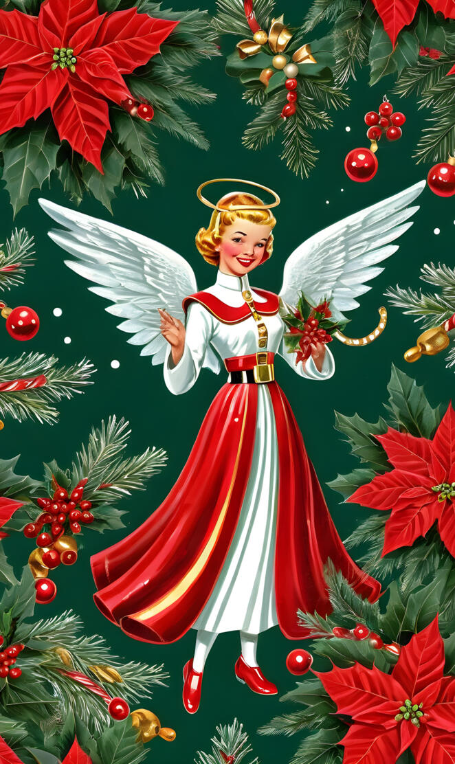 50s Christmas Angel