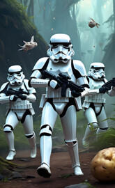 potatoduckcats with stormtroopers