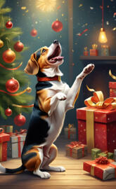 xmas beagle