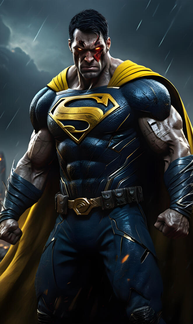 barbarian yellow Superman