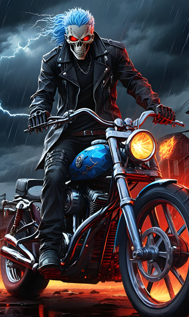 a person wearing a mask and riding a motorcycle