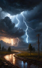 Light striking beyond