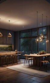 foggy outside kitchen