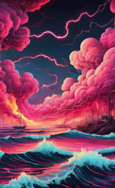 shimmering, ink, gorgeous, powder storm, swirling, twirling, smoke,