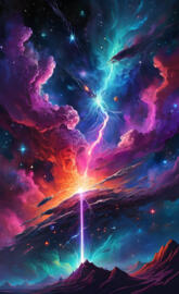 Distorted space clouds