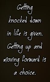 knocked down