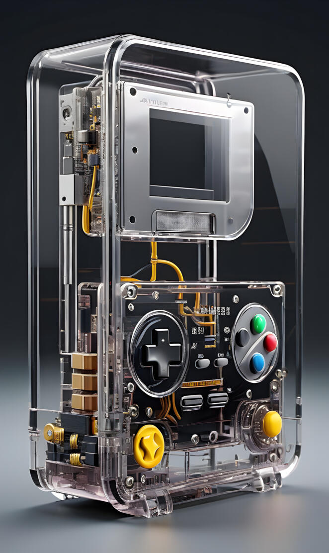 Digital Skeleton Gameboy