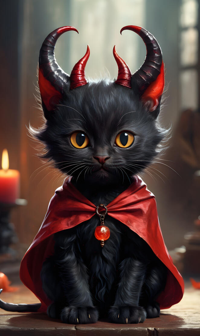 Devil Kitty Cat