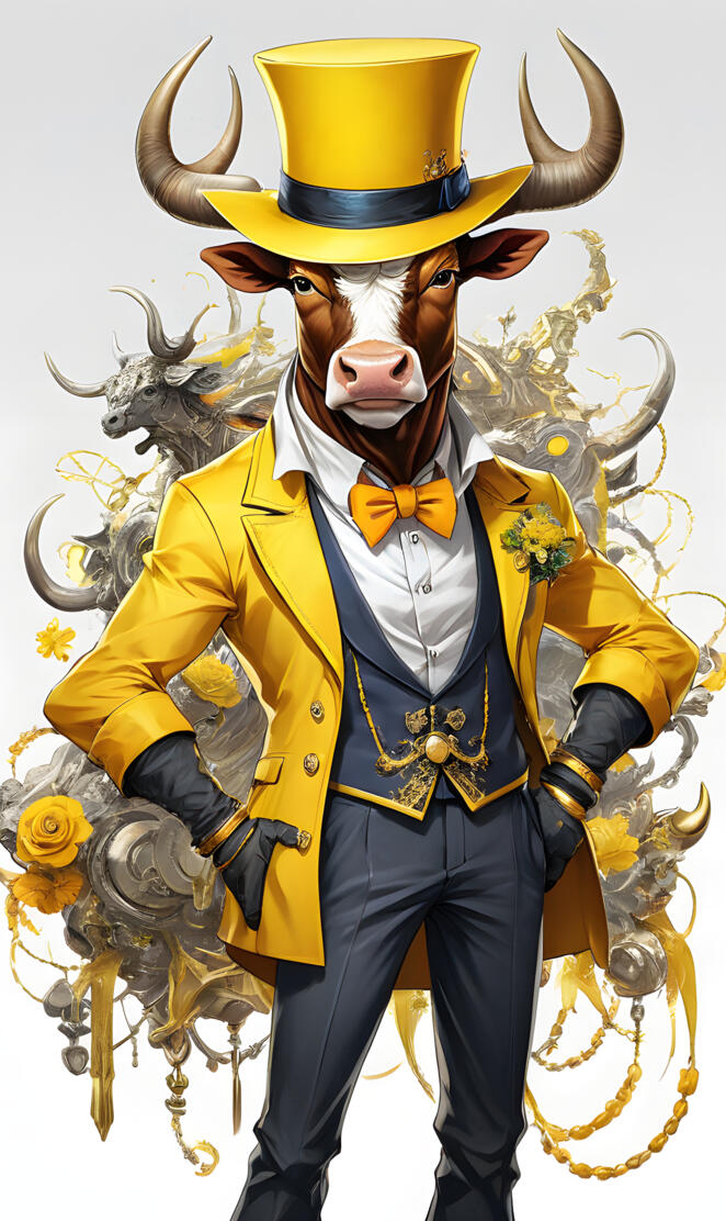 a Texas long horn is all show