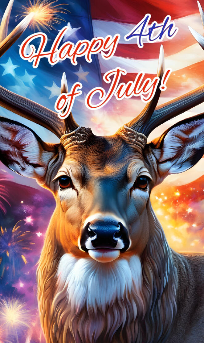 Independence Day Whitetail Bucj