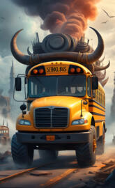 cars school bus...kinda