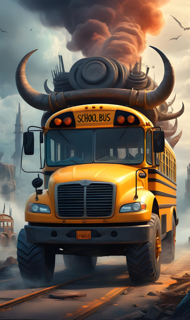 cars school bus...kinda