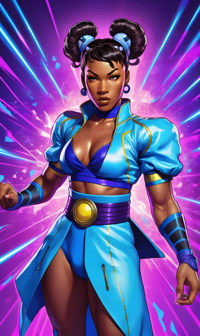 If Chun Li was blaq and trans